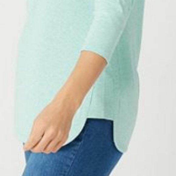 Isaac Mizrahi SOHO Crew-Neck Tunic w Side Panels - Picture 4 of 4